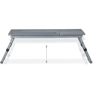 Produktbild für Laptoptisch Relaxdays 10031634, aus Holz, höhenverstellbar