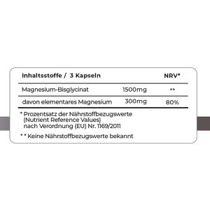 Produktbild für Magnesium Qidosha Bisglycinat, 300 Kapseln