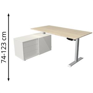 Produktbild für Schreibtisch Kerkmann Move 1, 2220, ahorn