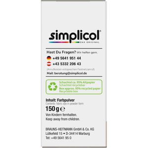 Produktbild für Textilfarbe simplicol expert, Nuss-Braun