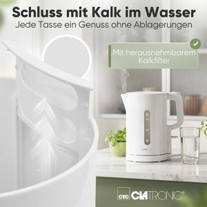 Produktbild für Wasserkocher Clatronic WK 3835, weiß