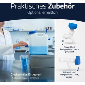 Produktbild für Wasserkanister Hünersdorff 817110, Weithalskanister