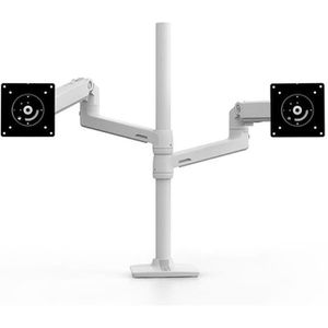 Produktbild für Monitorhalterung Ergotron LX Dual, VESA 75x75 &amp; 100x100 mm