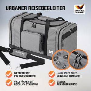 Produktbild für Reisetasche Monzana 109601, anthrazit, 70 cm