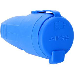Produktbild für Schutzkontakt-Kupplung as-Schwabe 62411, blau