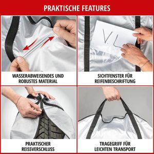 Produktbild für Reifentaschen Walser 13696, bis 16 Zoll