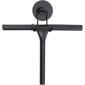 Produktbild für Duschabzieher Wenko Vacuum-Loc, aus Metall, schwarz