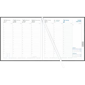 Produktbild für Buchkalender Zettler 786, Sekretär anthrazit, 2026