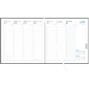 Produktbild für Buchkalender Zettler 786, Sekretär anthrazit, Jahr 2027
