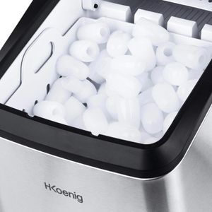 Produktbild für Eiswürfelmaschine H.Koenig KBP40, Edelstahl