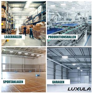 Produktbild für LED-Hallenstrahler Luxula LX500101, 150 Watt