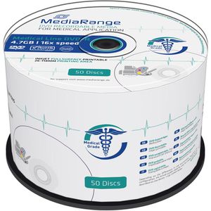 Produktbild für DVD-Rohlinge MediaRange MR429 Medical Line, bedruckbar, DVD-R
