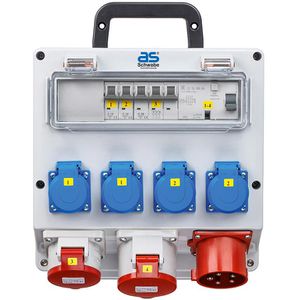 CEE-Stromverteiler as-Schwabe Fixo 4, mobil