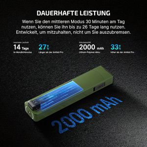 Produktbild für Taschenlampe Olight Arkpro, LED, aufladbar