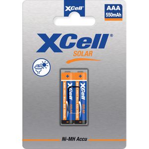 Akku XCell Solar, 1,2 V, 550 mAh