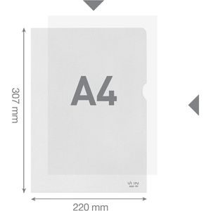 Produktbild für Sichthüllen VON-Leitz 40292003, transparent, A4