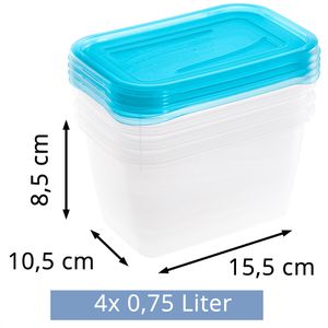 Produktbild für Frischhaltedose Keeeper fredo fresh blau, aus Kunststoff