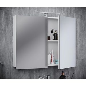 Produktbild für Spiegelschrank VCM Badinos 914460, weiß