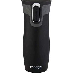 Produktbild für Thermobecher Contigo West Loop Autoseal matte black, schwarz