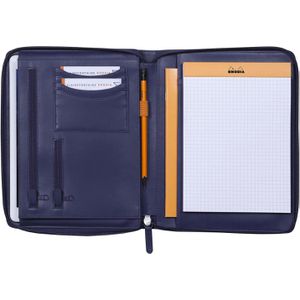 Produktbild für Schreibmappe Rhodia 168104C, blau, Kunstleder