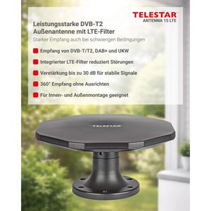 Produktbild für Außenantenne Telestar Antenna 15 LTE mit Verstärker