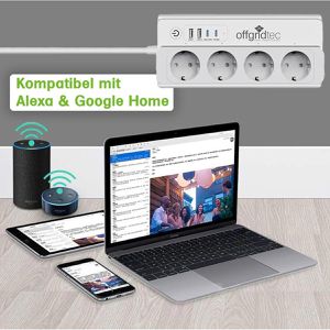Produktbild für Steckdosenleiste Offgridtec 021620, mit 1,5m Kabel