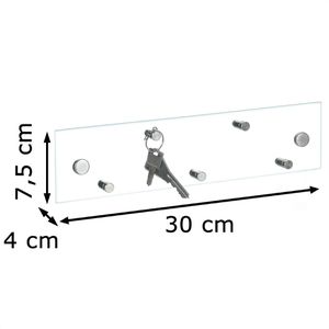 Produktbild für Schlüsselbrett Zeller 13884, Schlüsselbord, weiß