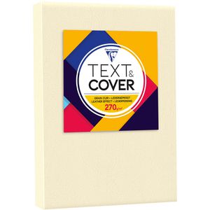Produktbild für Deckblätter Clairefontaine 2704c Text &amp; Cover, A4