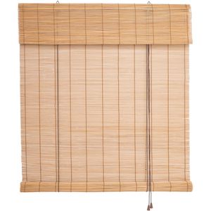 Produktbild für Rollo Liedeco Bambus, lichtdurchlässig, kirschbaum