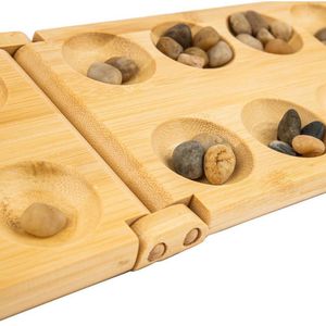 Produktbild für Brettspiel pandoo POBGT02, Mancala aus Bambus