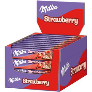 Milka Schokoriegel Erdbeer, 1314g, je 36,5g, 36 Riegel