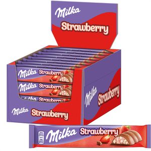 Schokoriegel Milka Erdbeer