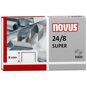 Heftklammern Novus 040-0038, 24/8 Super, verzinkt
