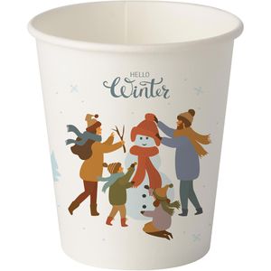 Produktbild für Trinkbecher Papstar 87872 Hello Winter, farbig