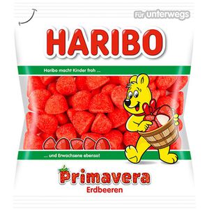 Schaumzucker Haribo Primavera Erdbeeren