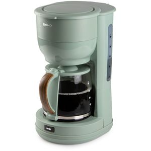 Produktbild für Kaffeemaschine Domo Wood You, DO755K, mit Glaskanne