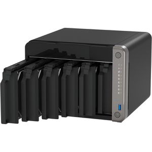 Produktbild für NAS QNAP TS-AI642-8G, 2x 1GbE &amp; 2.5GbE LAN, 6 Bay
