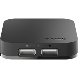 Produktbild für USB-Hub D-Link DUB H4, schwarz