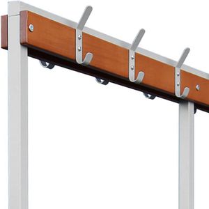 Produktbild für Umkleidebank Lüllmann 806120, Sitzfläche Holz, 160 cm