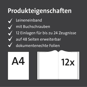 Produktbild für Zeugnismappe Roth Spectrum 89313, A4