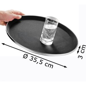 Produktbild für Serviertablett Esmeyer Tennessee Antirutsch, Ø35cm