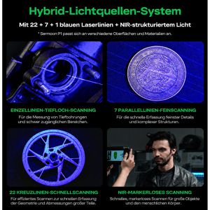 Produktbild für 3D-Scanner Creality Sermoon P1, kabellos