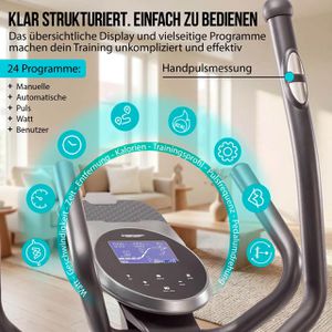 Produktbild für Crosstrainer Christopeit EL 8000, 12 kg Schwungmasse