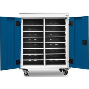 Produktbild für Laptopwagen Rotstahl 461945, grau / blau