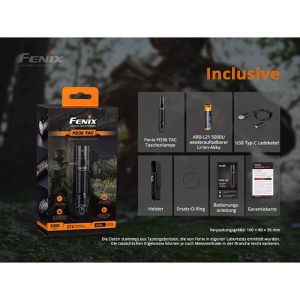 Produktbild für Taschenlampe Fenix PD36 TAC, LED, aufladbar