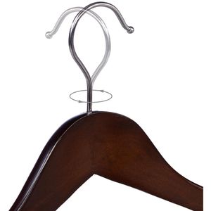 Produktbild für Kleiderbügel Relaxdays 10024659, aus Massivholz