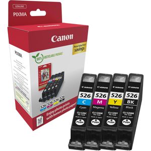 Tinte Canon CLI-526 BK, C, M, Y