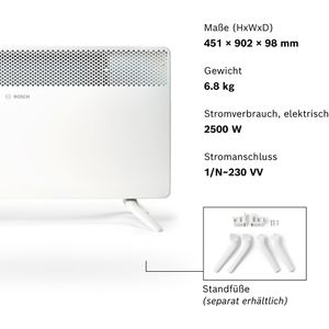 Produktbild für Konvektorheizung Bosch Heat Convector 4000-25, weiß