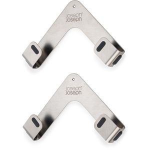 Produktbild für Topfdeckelhalter JosephJoseph Space Set, silber, aus Edelstahl