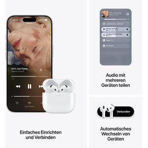 Produktbild für Kopfhörer Apple AirPods 5, weiß